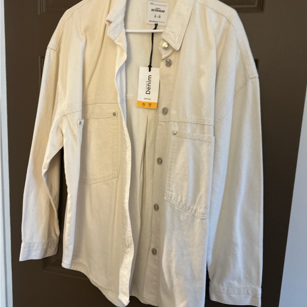 Stylish Off-White Denim Jacket